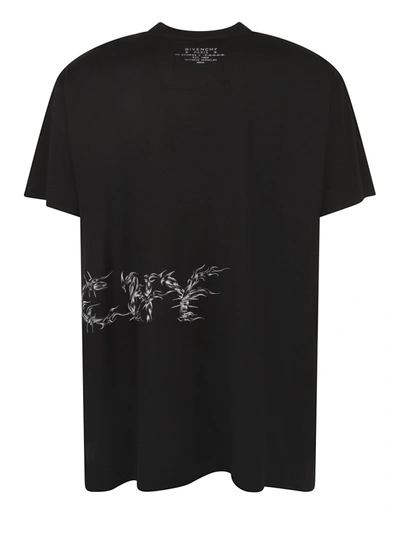 Shop Givenchy Cotton T-shirt In Black