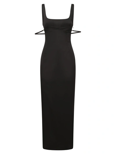 La Robe Valdu Sleeveless Maxi Dress In Black