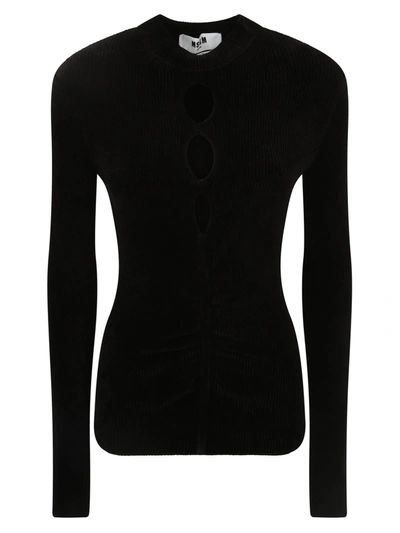 Msgm Pop Pullover In Black
