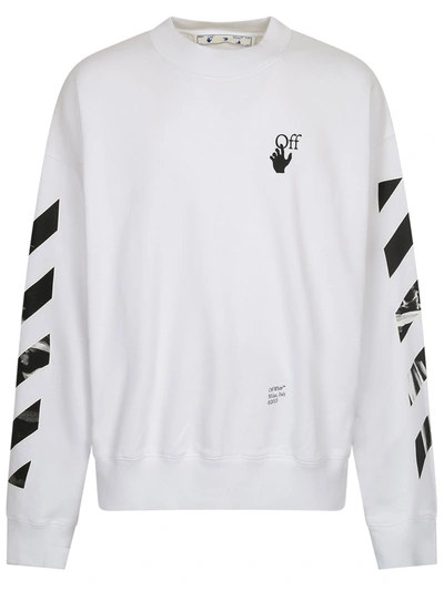 Shop Off-white Cotton Sweatshirt