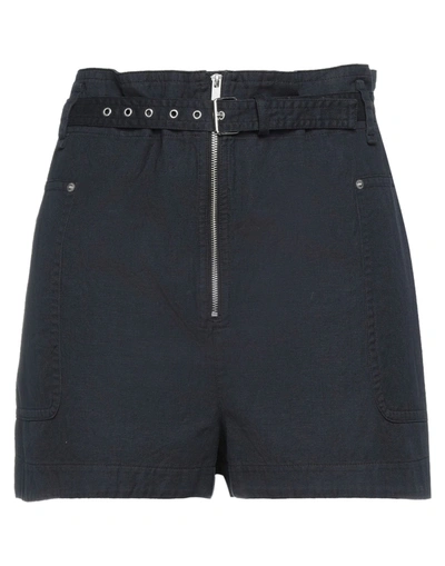 Shop Isabel Marant Étoile Shorts & Bermuda Shorts In Dark Blue