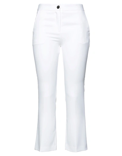 Shop Atos Lombardini Woman Pants White Size 2 Polyester