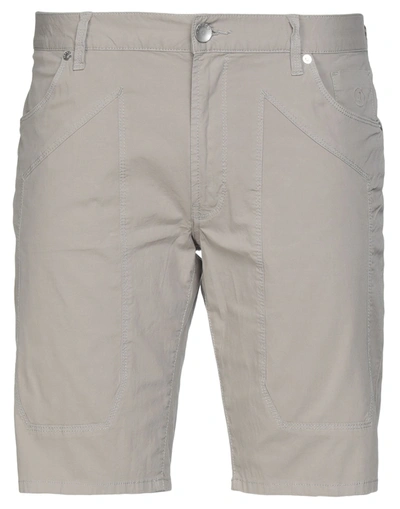 Shop Jeckerson Shorts & Bermuda Shorts In Grey