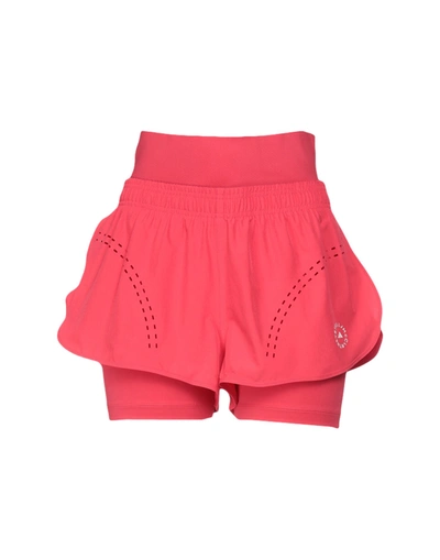 Shop Adidas By Stella Mccartney Truepur Short Woman Shorts & Bermuda Shorts Fuchsia Size M Recycled Polye In Pink