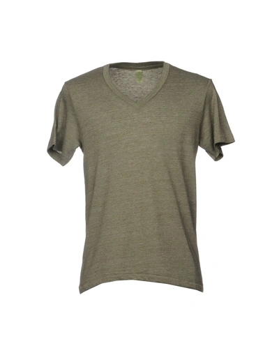 Shop Alternative Man T-shirt Military Green Size Xs Polyester, Cotton, Rayon