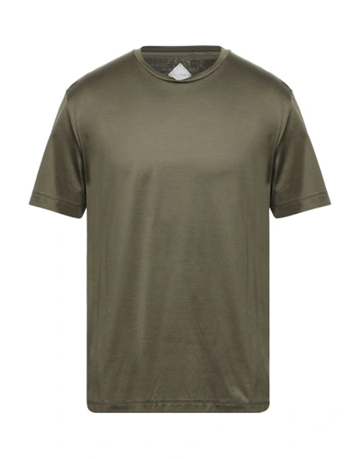 Shop Pal Zileri T-shirts In Military Green