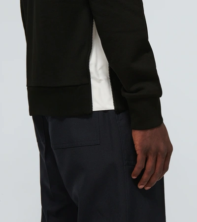 Moncler Black Polyester Sweatshirt In Black