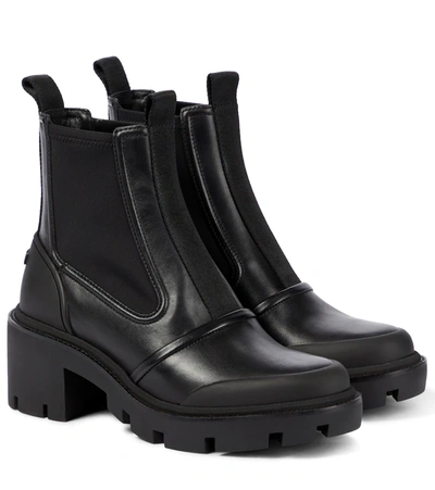 Tory Burch Women's Chelsea Lug Sole Ankle Boots In Perfect Black | ModeSens