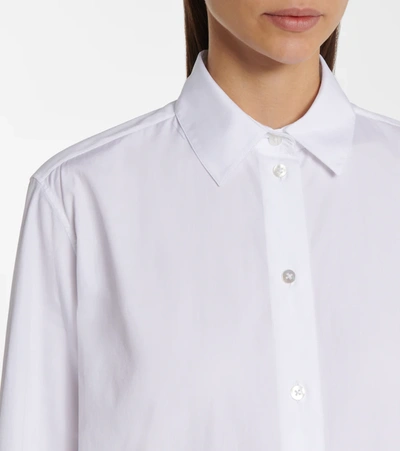 The Row Cotton Shirt With Button-down Design In 白色