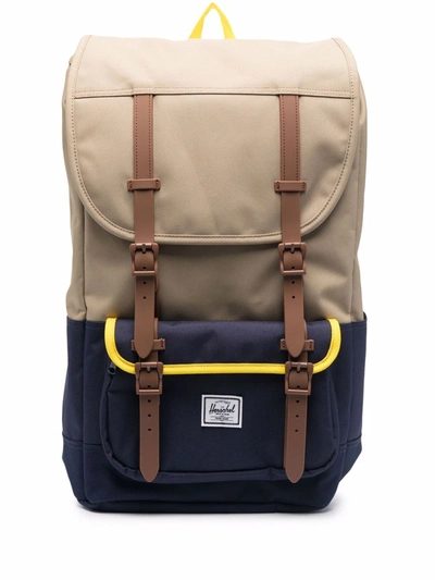 Shop Herschel Supply Co Large Little America Backpack In Neutrals