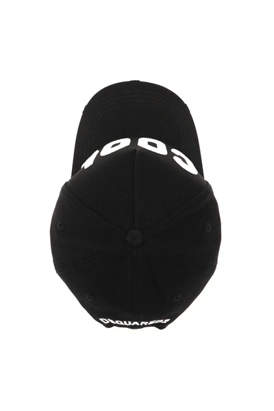 Shop Dsquared2 Cool Baseball Cap In Black