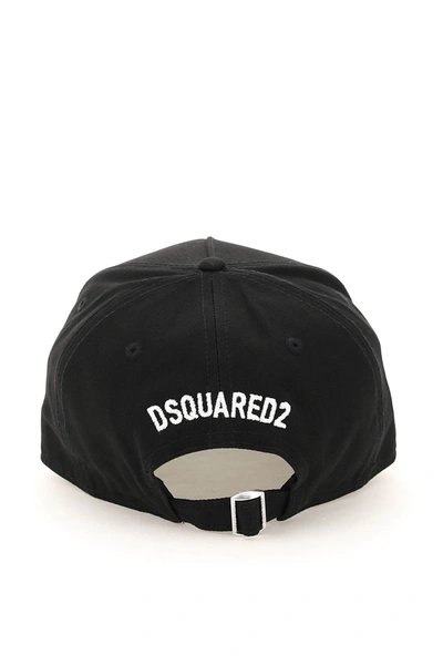 Shop Dsquared2 Cool Baseball Cap In Black