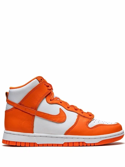 Shop Nike Dunk High "syracuse" Sneakers In White