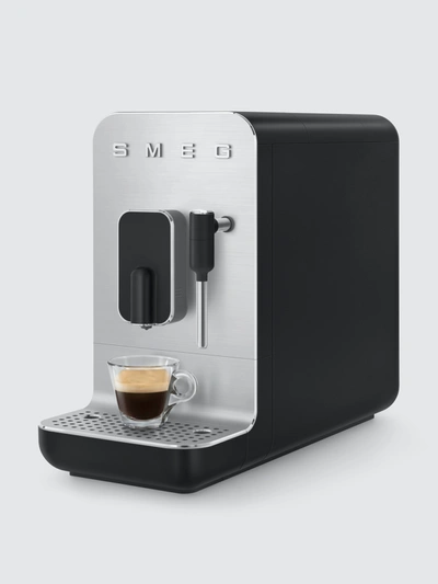 Shop Smeg Coffee Machine With Steamer In Black