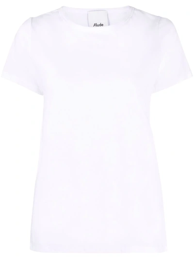 Shop Allude Short-sleeve T-shirt In 白色