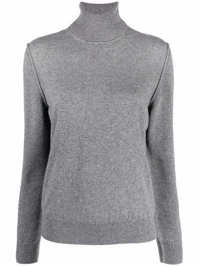 Shop Maison Margiela Women's Grey Cashmere Sweater