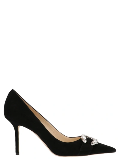 Shop Jimmy Choo Women's Black Suede Pumps