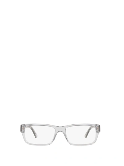 Shop Prada Pr 16mv Grey Crystal Glasses