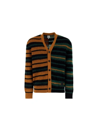 Shop Paul Smith Cardigan In Goldy