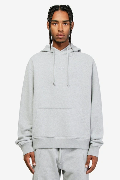 Shop Fourtwofour On Fairfax Alias Hoodie Sweatshirt In Grey