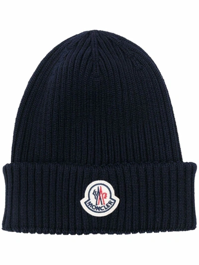 Shop Moncler Hats Blue