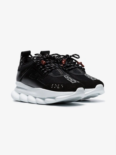 Shop Versace Sneakers Black