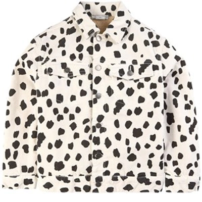 Shop Stella Mccartney Kids White Dalmation Spots Corduroy Jacket