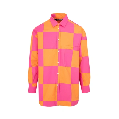 Shop Jacquemus Toutou Colour Block Shirt In Multi