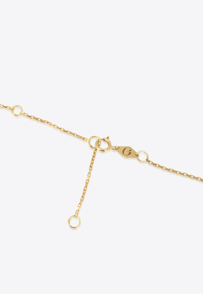 Shop Gemmed Ayat Al Kursi Pendant Necklace In 18-karat Yellow In Gold