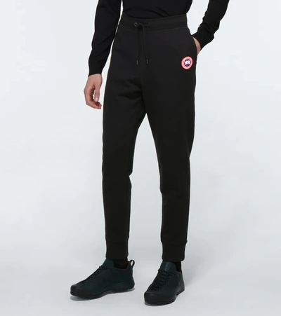 Canada Goose Men Huron Logo Jogger Pants In Black
