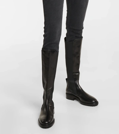 Shop Aeyde Blanca Knee-high Boots In Black