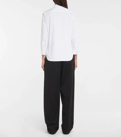 Shop The Row Petra Cotton-blend Shirt In White