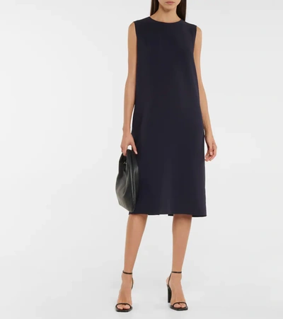 The Row Mirna Midi Dress In Blue
