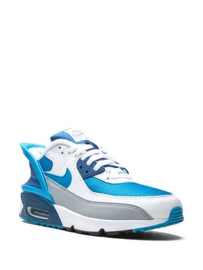 Shop Nike Air Max 90 Flyease Sneakers In White
