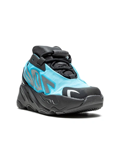 Shop Adidas Originals Yeezy 700 Mnvn "bright Cyan" Sneakers In Blue