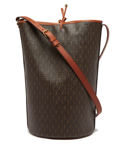 Le Monogramme Bucket Bag In Monogram Canvas And Smooth Leather Chestnut