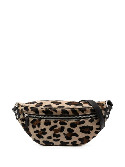 Shop Junya Watanabe Leopard-print Belt Bag In 褐色