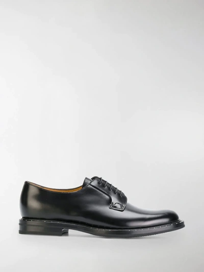 Shop Church's Shannon Studded Derby Shoes In Black