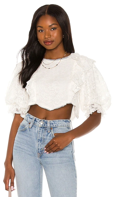 Shop Majorelle Sudie Top In Ivory