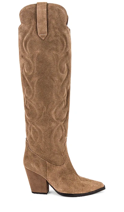Shop Jeffrey Campbell Amigos Lo Boot In Taupe