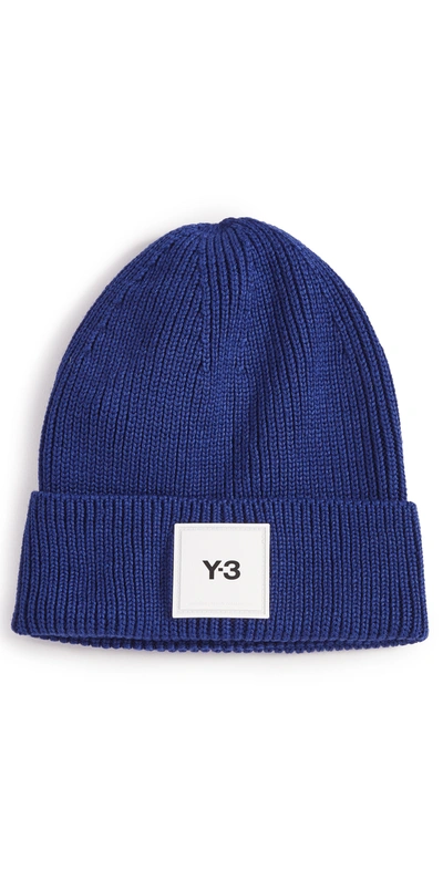 Shop Y-3 Beanie In Victory Blue