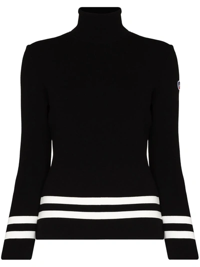 Shop Fusalp Judith Ski Knit Turtleneck Jumper In Black