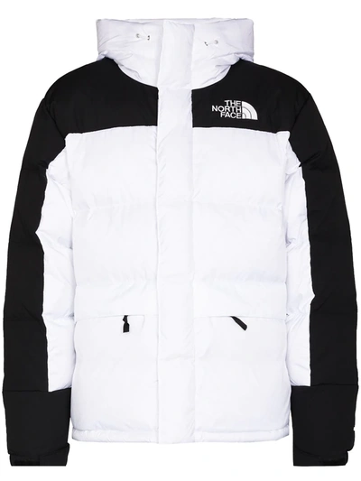 Shop The North Face Hmlyn Colour-block Padded Jacket In White