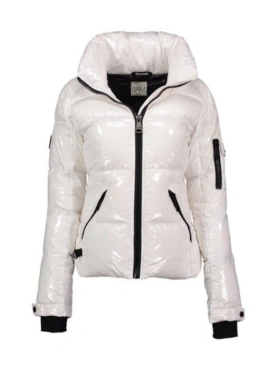 Shop Sam Freestyle Down Puffer Jacket In Snow