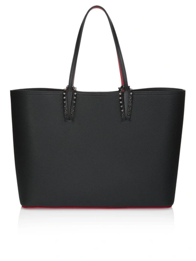 Shop Christian Louboutin Women's Cabata Leather Tote In Black