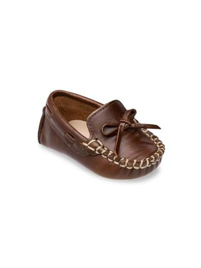 Shop Elephantito Baby Boy's Leather Driving Loafers In Apache