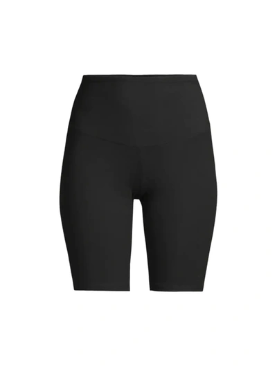Shop Yummie Women's Mel Shaping Biker Shorts In Black