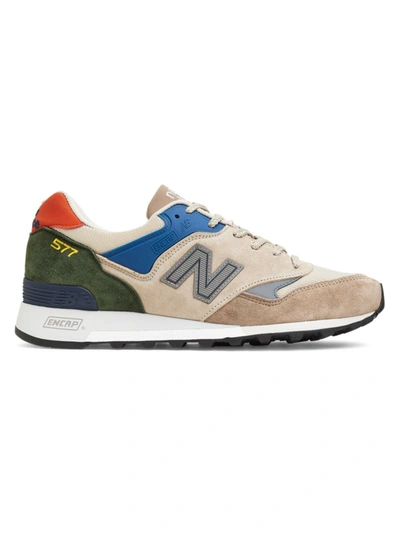 New Balance Unisex Made Uk 577 Sneakers In Beige/brown/blue/orange |  ModeSens