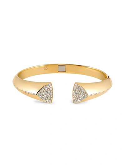 Shop Emily P Wheeler Women's Geode 18k Yellow Gold & Diamond Cuff