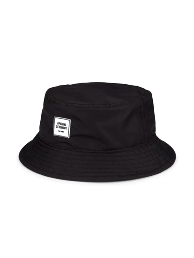 Shop Opening Ceremony Box Logo Bucket Hat In Black